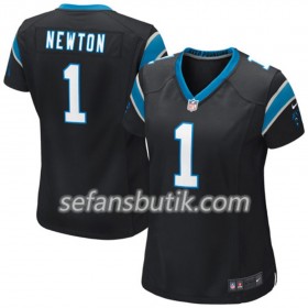 Carolina Panthers Tröjor Cam Newton 1 Nike Svart - Dame